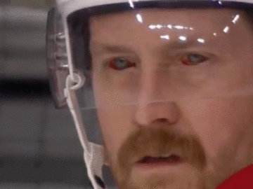 Jeff Petry's terrifying bloodshot eyes