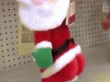 Dancing Santa Dance Off GIF