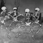 Dancing skeleton gif