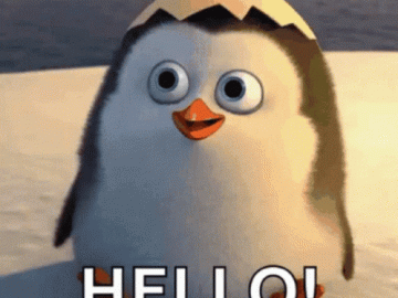 Hello There Private From Penguins Of Madagascar GIF