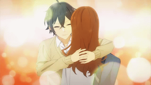 Horimiya Hug Anime GIF