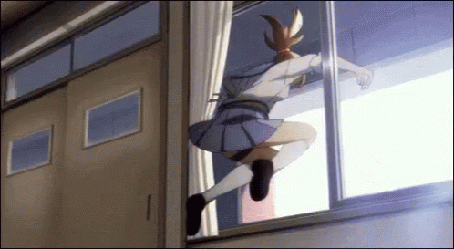 Jump Out Window GIF