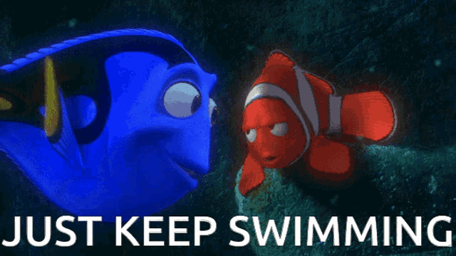 Just Keep Swimming GIF