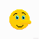 LIE emoji Liar pixel illustration animation