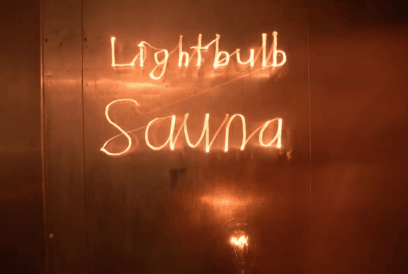 Lightbulb Sauna