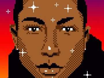 Sparkly Pharrell Williams