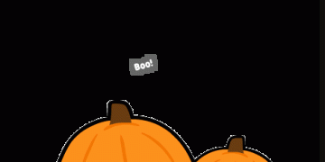 Pumpkin Halloween Ghost Sticker