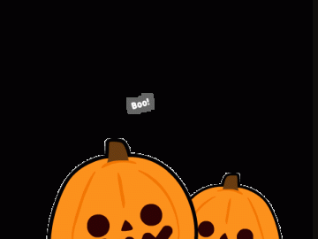 Pumpkin Halloween Ghost Sticker
