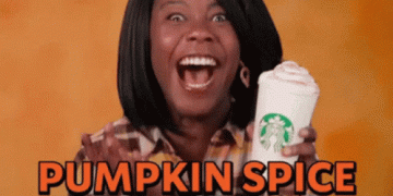 Pumpkin Spice Season Starbucks GIF