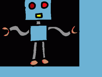 Robot Dance Sticker