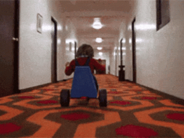 The Shining Tricycle GIF
